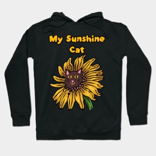 My Sunshine Cat Sunflower Hoodie